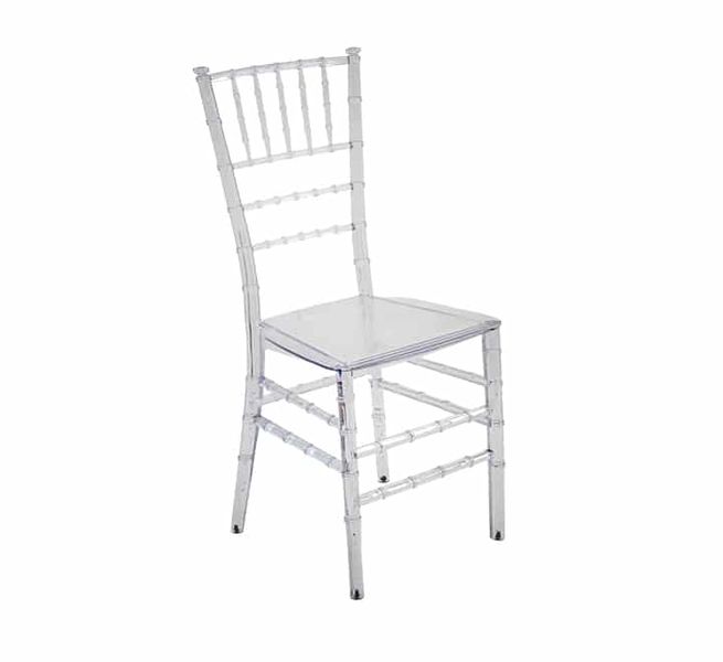 Clear Tiffany Resin Chair 1 Piece