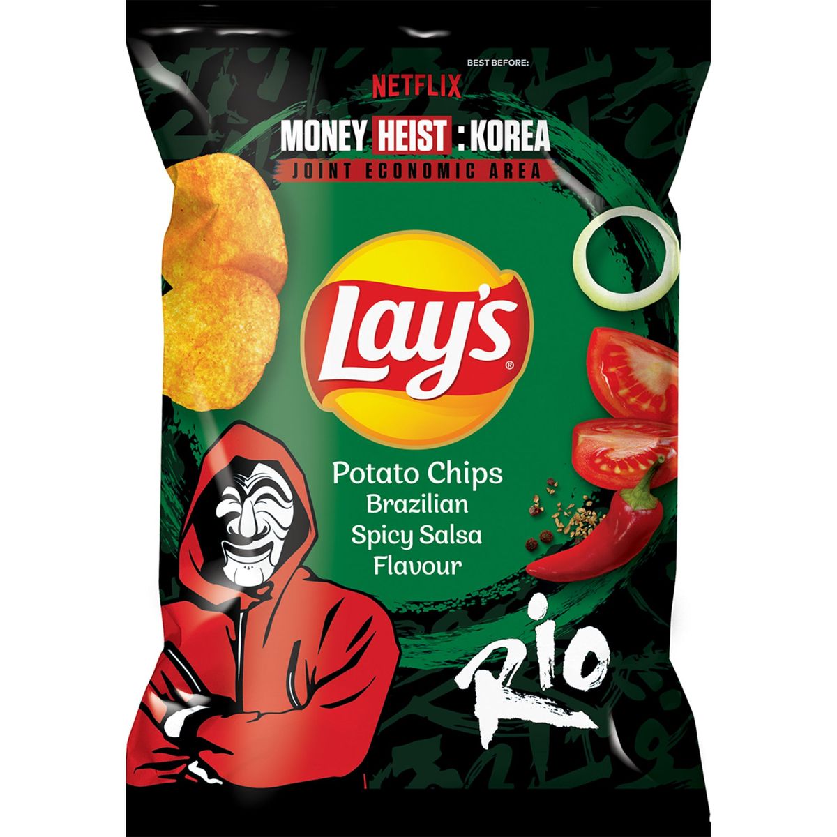 Lay's Potato Chips Brazilian Spicy Salsa (48 x 36g) Buy Online in