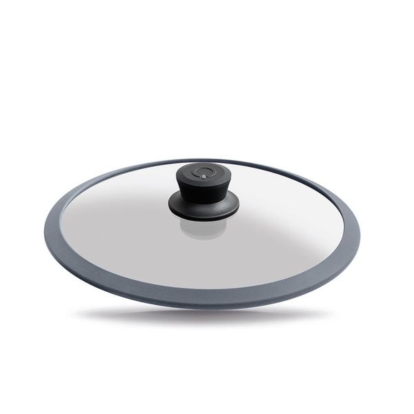 Squality Glass Lid With Steam Release Vent 28cm - Grey