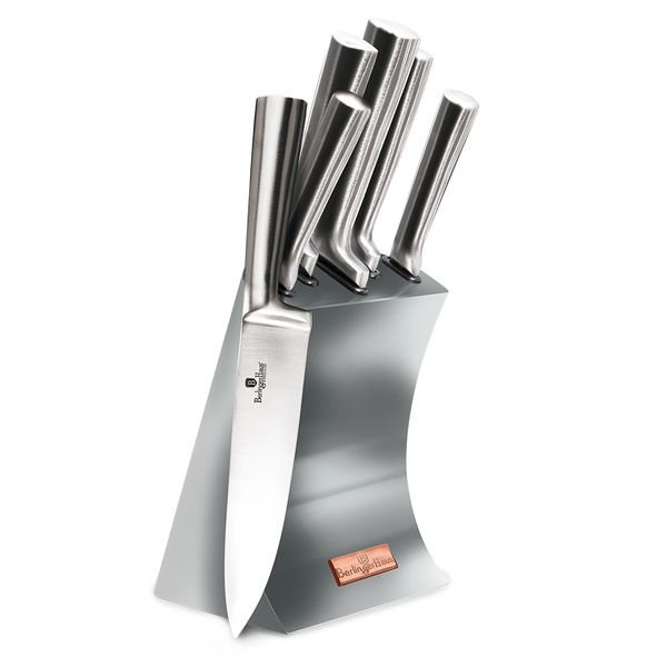 Berlinger Haus 6 Piece Knife Set with Stand - Moonlight Edition