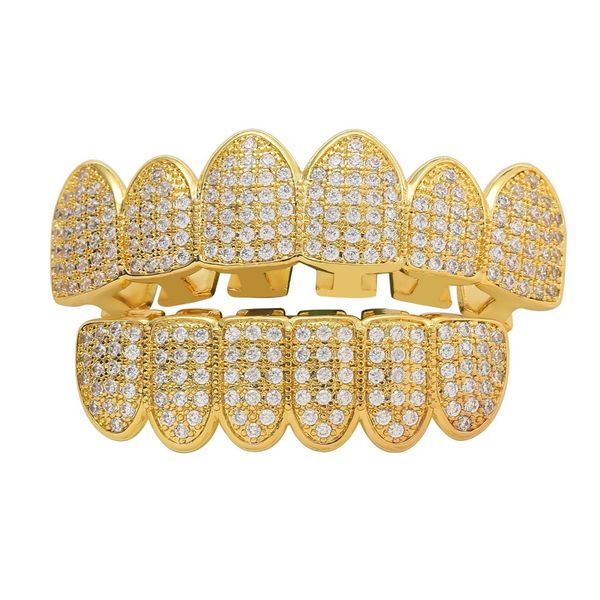 Hip Hop Rapper Clip-on Teeth Grillz - Dental Fashion Jewelry