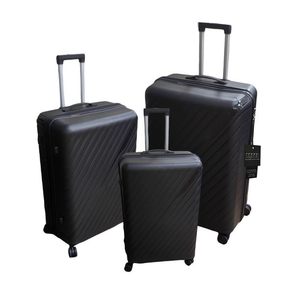 3pcs Travel Luggage Set Suitcases Hard Outer Shell Spinner Wheel 22/26/30