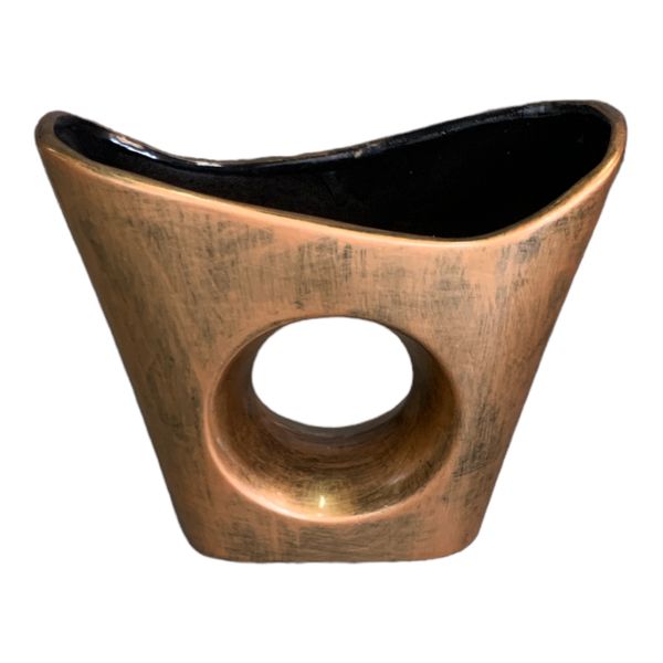 Vase Mcp 35X39X13Cm 1H Boat Metallic