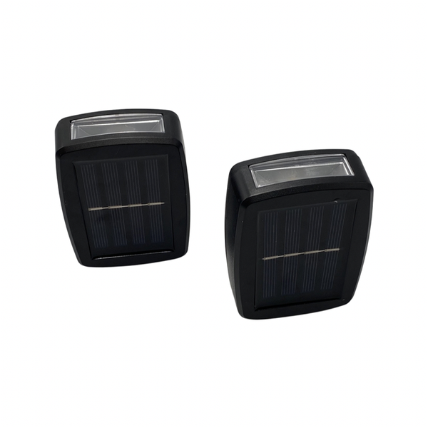 2 Pieces Solar Powered Outdoor Wall Lamp F48-8-834