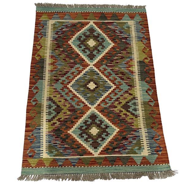 RUGS OF PERSIA - Afghan Hand Knotted Kilim Chobi - 120 x 77cm