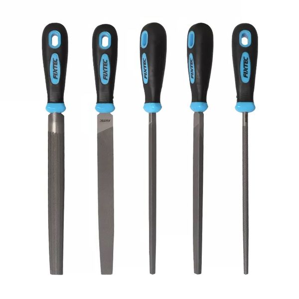 Fixtec 5 Piece 8" 200mm Steel File Set