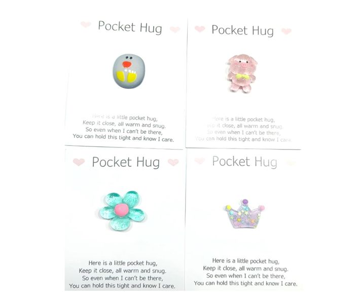 Thoughtful POCKET HUGS - Receive a variety of 4 (EM11)