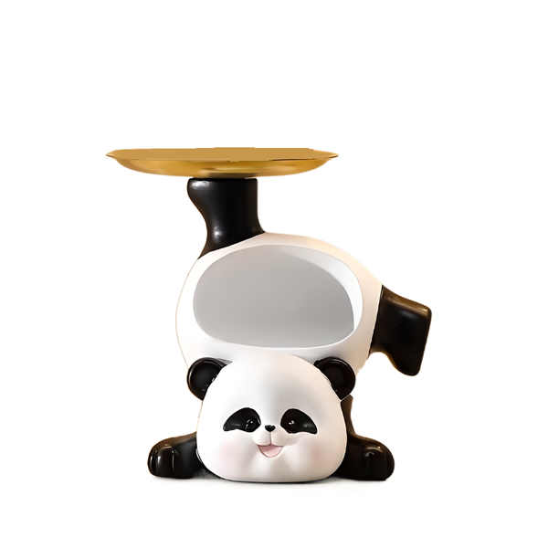Panda Living Room Wine Cabinet And TV Cabinet Resin Decorative Item