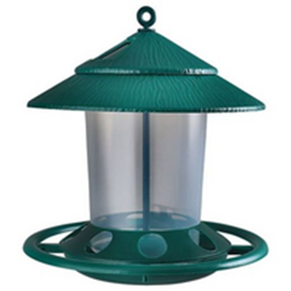 Wild Bird Feeder Hut Green - Large