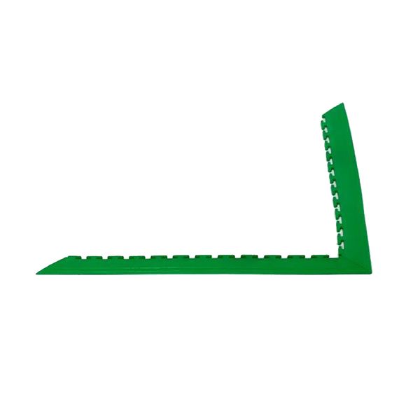DIY Outdoor Edging for PVC Interlocking Tiles - Green