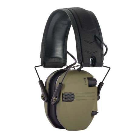 Electronic Shooting Earmuffs -Adjustable Range HuntingHearing - Green Image