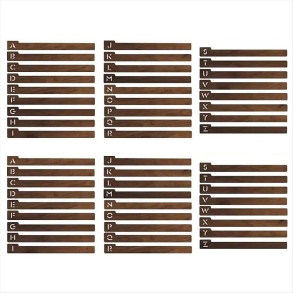 Alphabetical Vinyl Record Storage Dividers A-Z (2 Set)