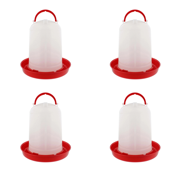 6L Water Fount Drinker Combo Pack of 4