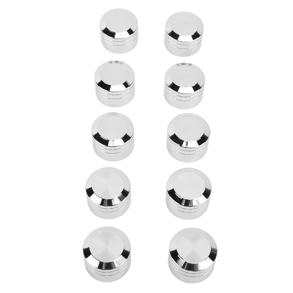 Motorcycle Head Bolt Cover 10piece 11mm - 14.6mm Aluminum