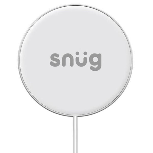 Snug 15W Type-C Magnetic Wireless Charger - Silver