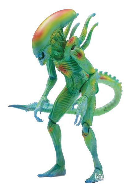 AVP Thermal Vision Alien Warrior PX 1/18 Scale Figure