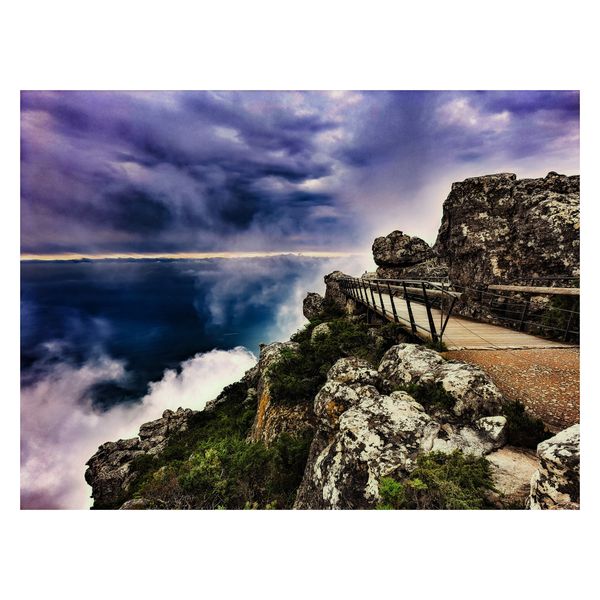 Canvas Wall Art, Home Decor - On top of Table Mountain (82.5cm x 102cm)