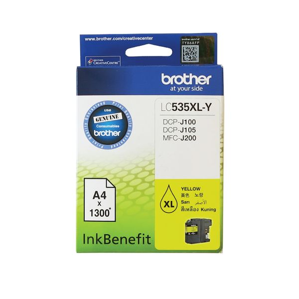 Brother LC535XL-Y Yellow Ink Cartridge
