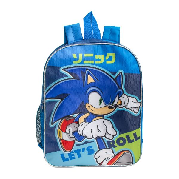SONIC THE HEDGEHOG By Sega Official Licensed Kids Double Sided Backpack