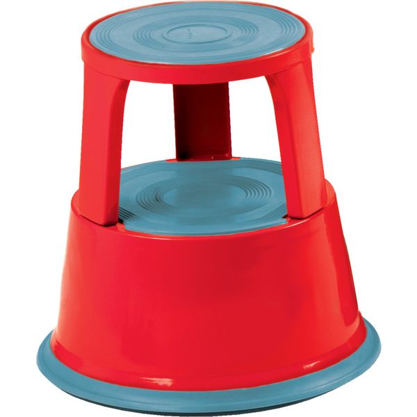 Red Plastic Kick Stool