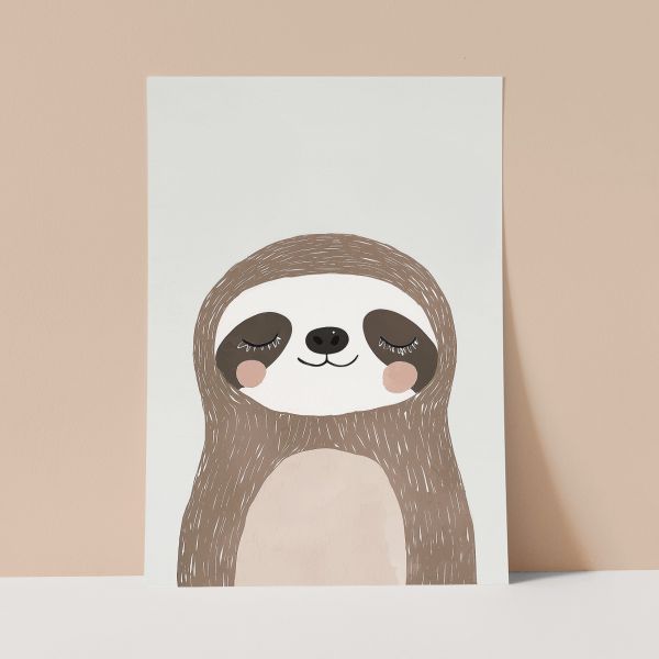 Sloth Wall Print