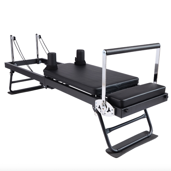 Foldable Pilates Reformer Machine - Portable Home Fitness &amp; Yoga Equipment
