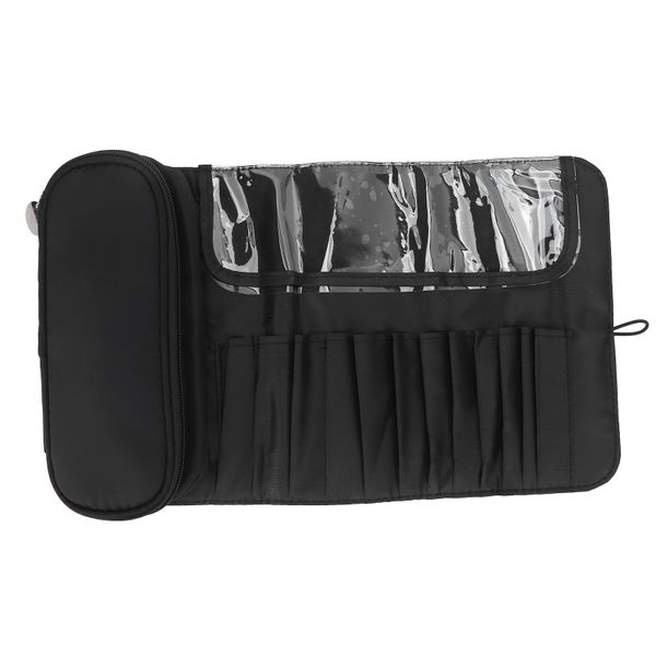Makeup Storage Bag Brushes Organize Dust Proof Cosmetic Travel Black