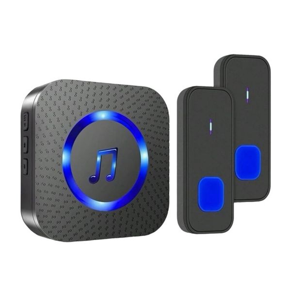 Home Wireless Doorbell Kit Outdoor Waterproof 55 Led Door Bell Chime