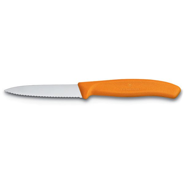 Victorinox Paring Knife Serrated 8cm Orange