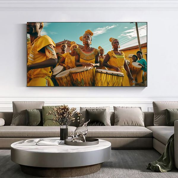 Canvas Wall Decor - Township Rhythms - 0276