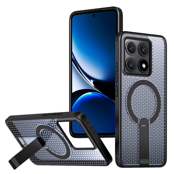 Magnetic Honeycomb Breathable Phone Case Compatible with RedmiNote 14Pro 5G