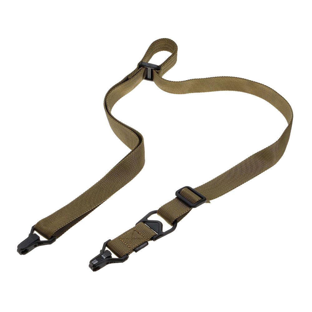 Portable Adjustable Tactical Hunting Gun Strap Rifle Point Sling - Tan ...