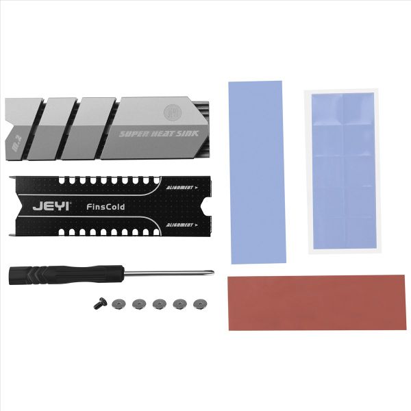 Jeyi M 2 Ssd Nvme Ngff Aluminum Heatsink With Thermal Pad For M2 Ssd