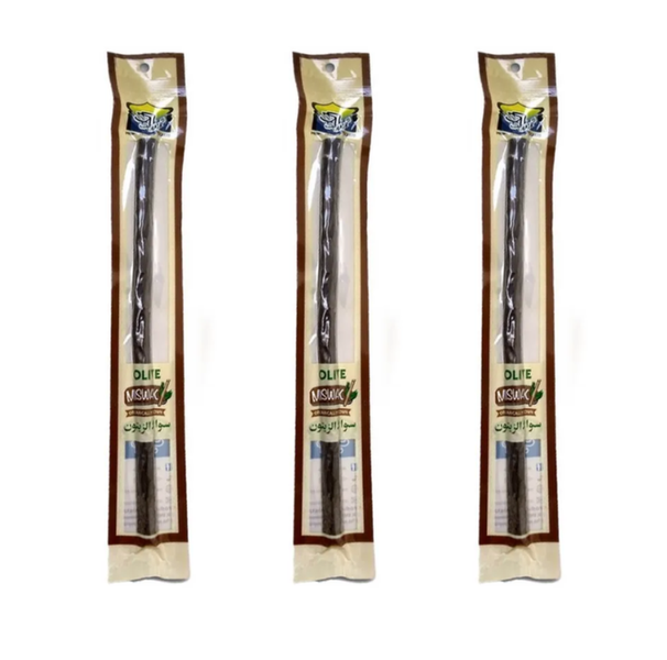 Miswak Olive ( Toothbrush)- Al Khair - 3 Pack