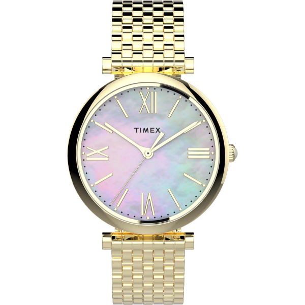 Timex Ladies Parisienne TW2T79100 SS Rose Gold-IP Watch