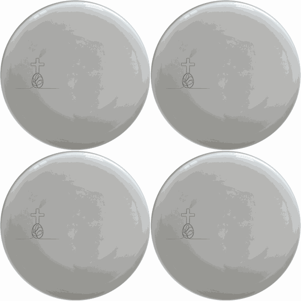 Christian Easter Dinner Plate Set of 4 - Range 1