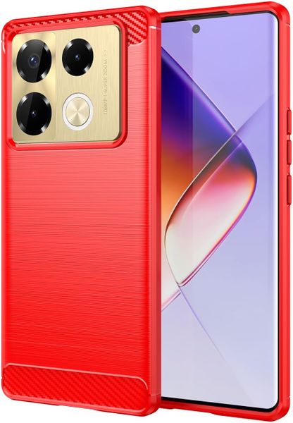 Phone Case for Infinix Note 40 Pro 5G/Infinix Note 40 Pro+ 5G(Red)