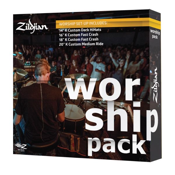 ZILDJIAN K Custom Cymbal Set - Worship Pack