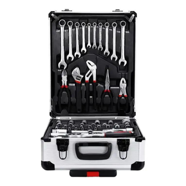 187 Piece Professional Chrome Vanadium Toolset with Combination Wrench