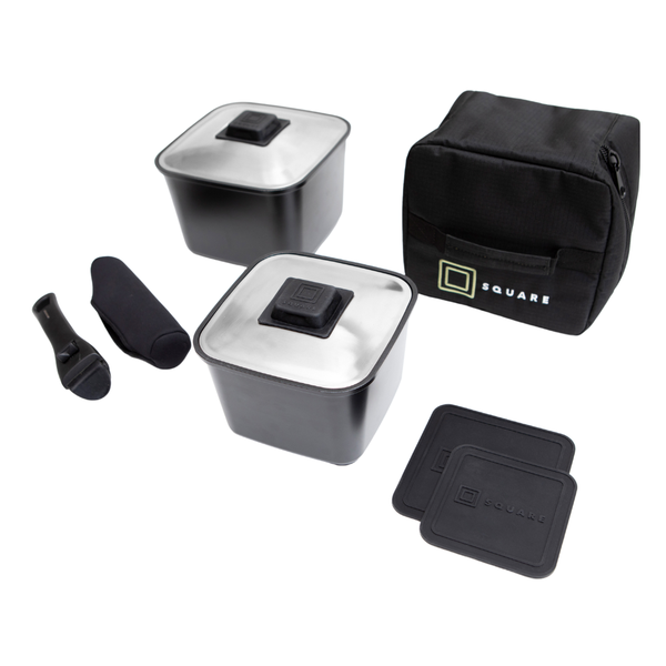 Square Pot Set - Camping, Overlanding &amp; Outdoor Cookware