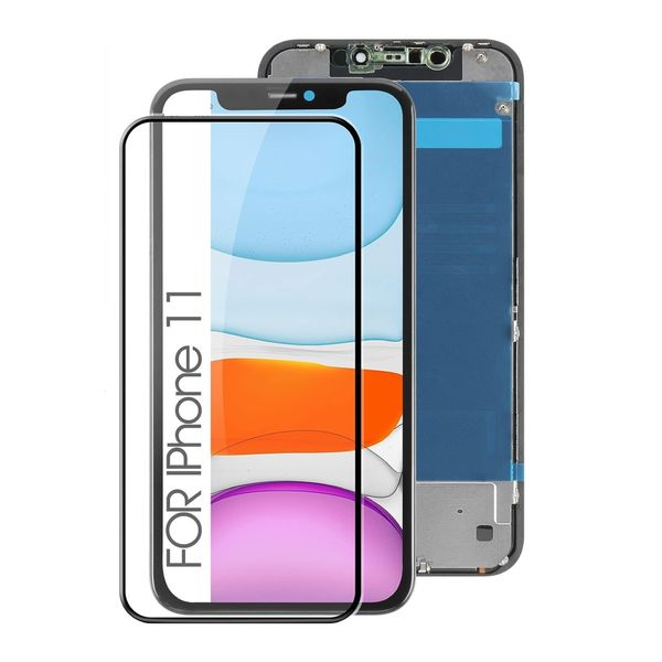 INCELL Lcd Screen Replacement for iPhone 11 with Tempered Glass