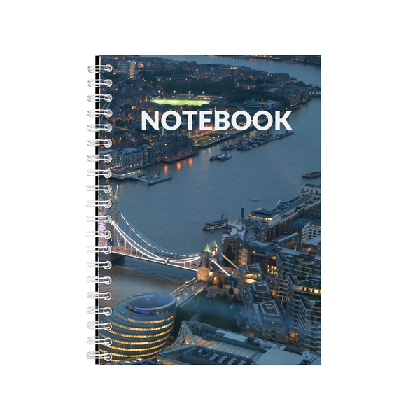 London Bridge Notebook - Writing Books Notepad Pad - Makes a Great Gift