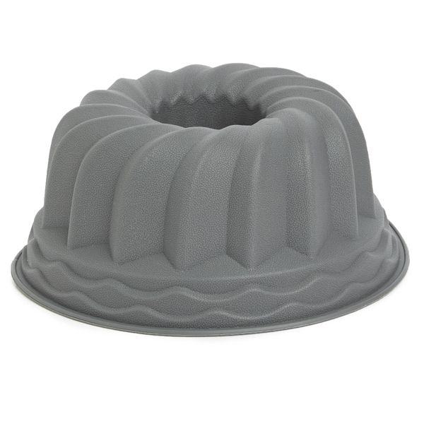 George &amp; Mason - Silicone Bundt Cake Form - Grey