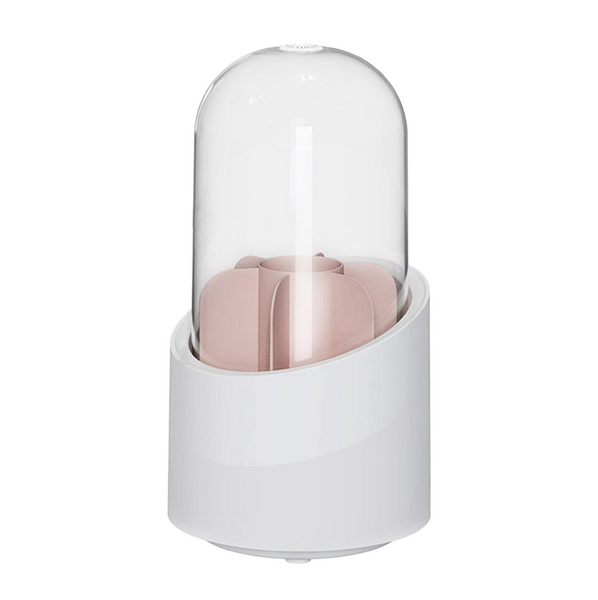 Rotating Dustproof Brush Tabletop Cosmetic Holder &amp; Luxury Simpsons Bag