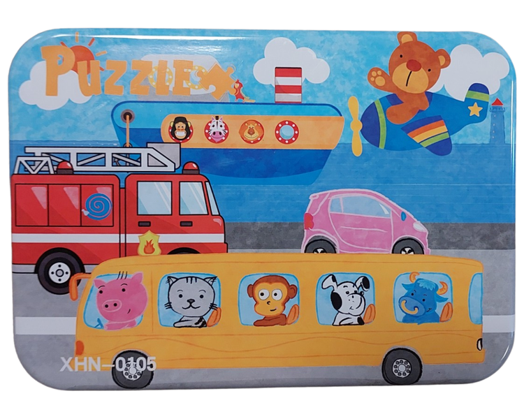4 Puzzles in a Tin Vehicles/Travel