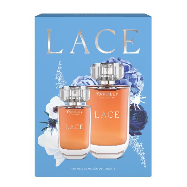 Yardley Lace Eau de Toilette 100ml &amp; Eau de Toilette 30ml