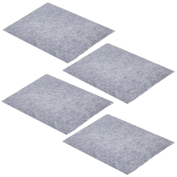 Craft Soft Thick Felt Fabric Grey Mats Set of 4 (56cm) - Special