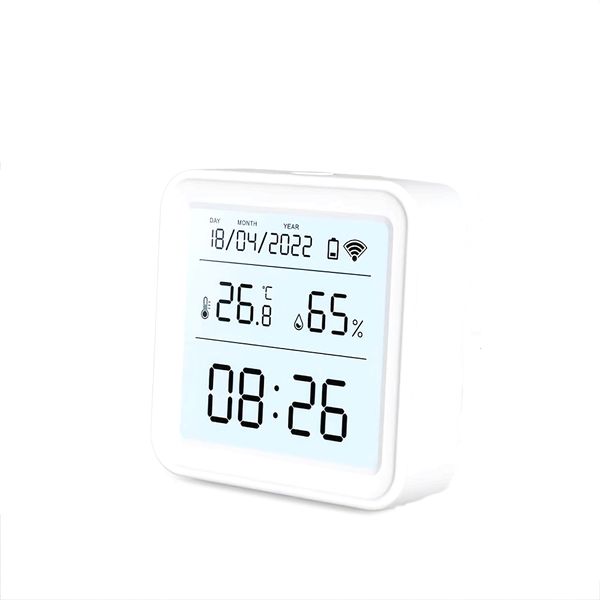 WiFi Temperature &amp; Humidity Sensor Compatible with Alexa/Google