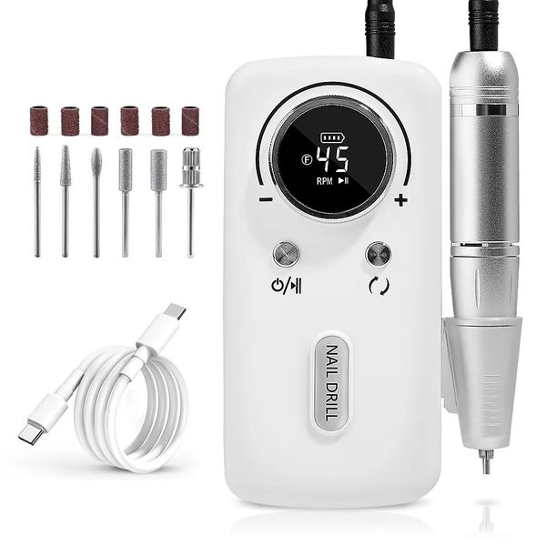 Nail electric nail drill kit