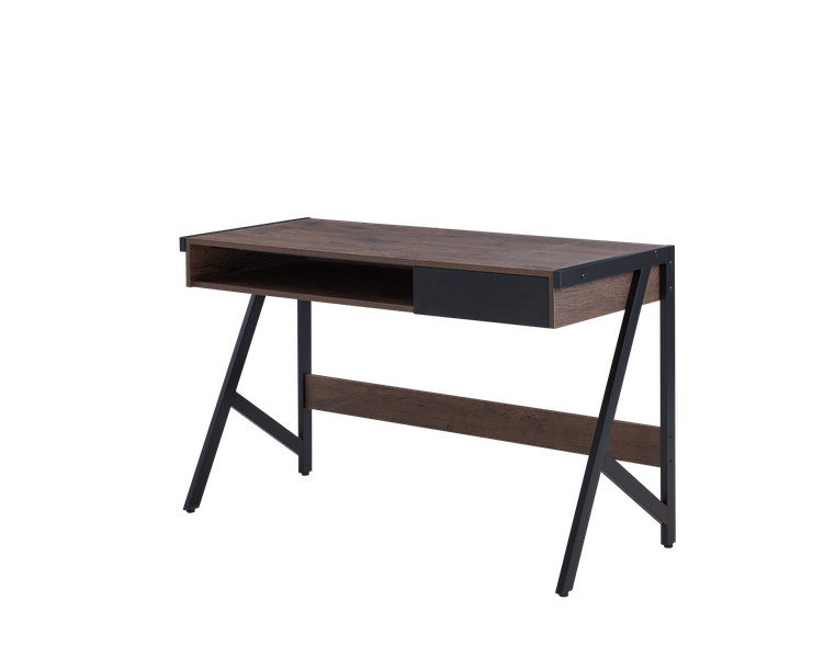 Everfurn Calantra Office Desk with Drawers and Storage Compartment